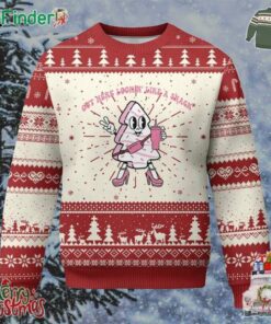 Pink Christmas Tree Cake Ugly Christmas Sweater Out Here Lookin Like A Snack Boujee Xmas