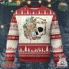 Skull Christmas Ugly Christmas Sweater Sorta Scary Sorta Merry