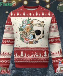 Skull Christmas Ugly Christmas Sweater Sorta Scary Sorta Merry