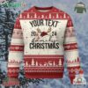 Personalized Matching Family Christmas Ugly Christmas Sweater Custom Name Xmas Gift