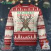 Xmas Hunting Ugly Christmas Sweater I Like Big Bucks And I Cannot Lie Deer Hunter
