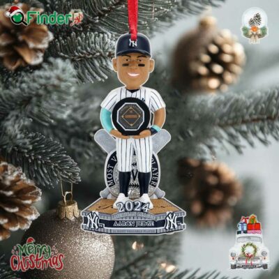 Aaron Judge New York Yankees 2024 Al Mvp Award Ornament