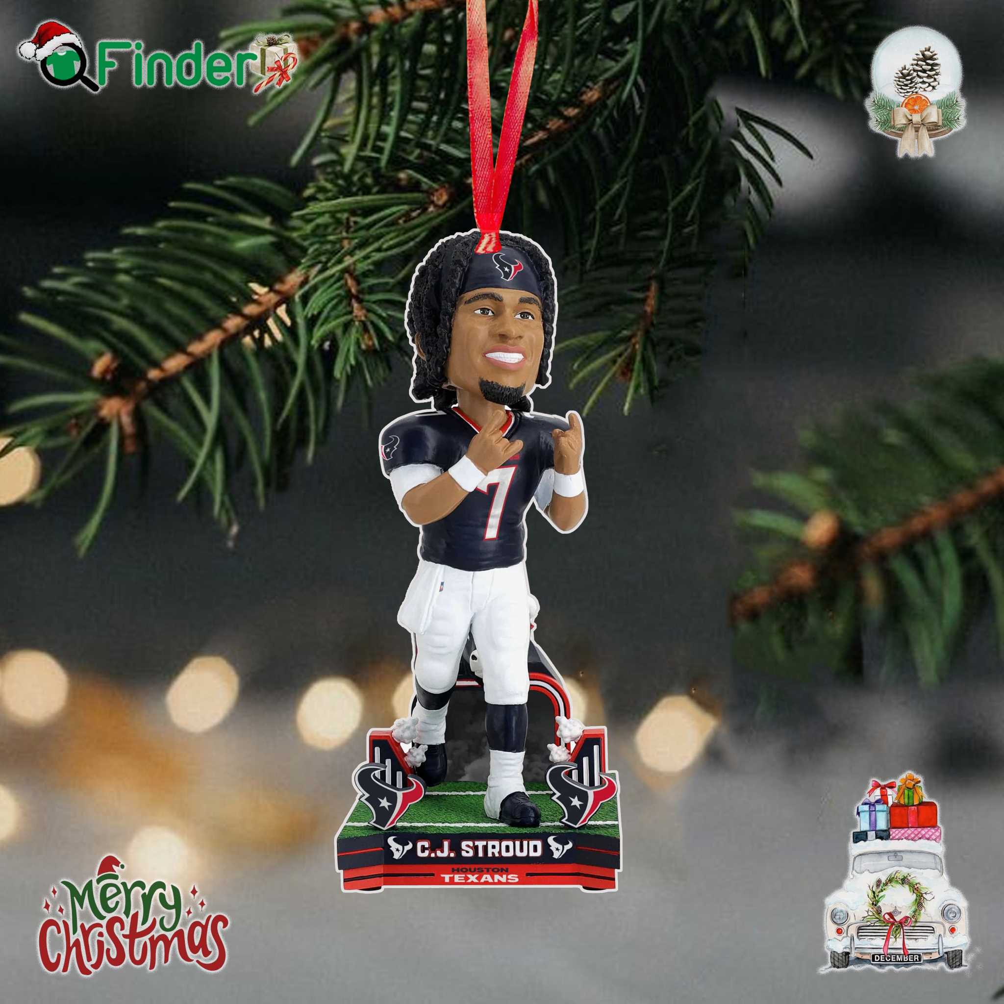 Cj Stroud Houston Texans Tunnel Entrance Ornament Cj Stroud Houston Texans Tunnel Entrance Ornament