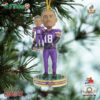 Justin Jefferson Minnesota Vikings Bobble Dubblz Ornament