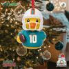Tyreek Hill Miami Dolphins Player Bobble Duck Mini Ornament
