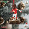 Derrick Thomas Kansas City Chiefs Single-game Sack Record Book Ornament