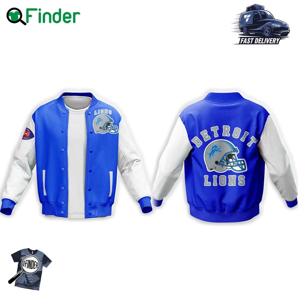 Detroit Lions X Shaboozey Baseball Jacket 2024 Limited Collection Detroit Lions X Shaboozey Baseball Jacket 2024 Limited Collection