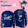 Los Angeles Dodgers 2024 World Series Champions Baseball Hoodie Sweatshirt Jacket Hello Ketty