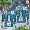 Detroit Lions 2025 Seasons Greetings Christmas Celebration Ugly Sweater