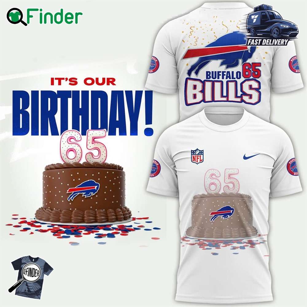 Buffalo Bills Happy 65th Birthday 2024 Hoodie T shirt Buffalo Bills Happy 65th Birthday 2024 Hoodie T-shirt