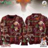 Texas Longhorns Merry 2024 Christmas Hook Em Horn Neon Sign Ugly Sweater
