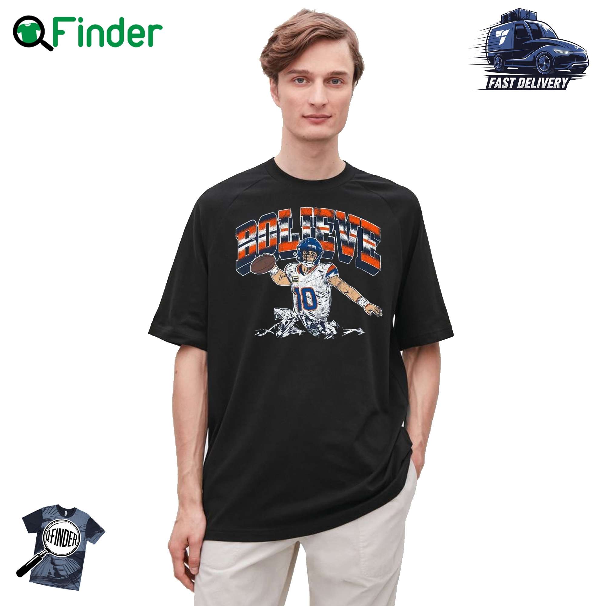 Bo Nix Bolieve Shirt Sweatshirt Hoodie Bo Nix Bolieve Shirt Sweatshirt Hoodie