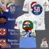 Kalamazoo Wings 50 Years Hockey Peanuts Ice Skating Winter 2024 Hoodie T-shirt
