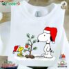 Snoopy Charlie Brown Wood Peanuts Christmas-unisex T-shirt