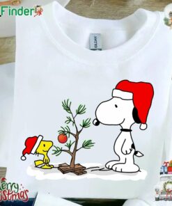 Snoopy Charlie Brown Wood Peanuts Christmas-unisex T-shirt