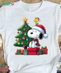 Snoopy Christmas And Woodstock-unisex T-shirt Sweatshirt