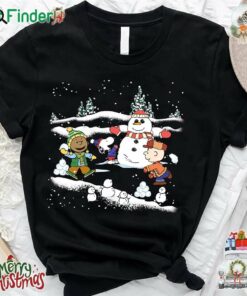 Snoopy Christmas Snowman Unisex T-shirt