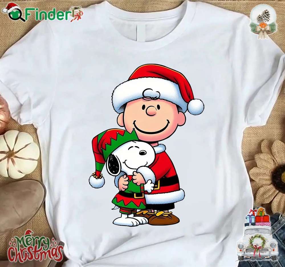Snoopy Charlie Brown Wood Peanuts Christmas Funny Xmas T shirt Snoopy Charlie Brown Wood Peanuts Christmas Funny Xmas T-shirt