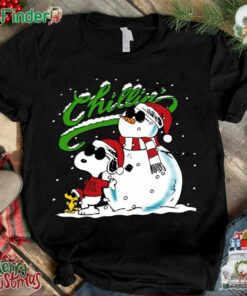 Snoopy Christmas Chillin-unisex T-shirt