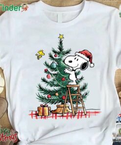 Cute Christmas Snoopy-unisex T-shirt