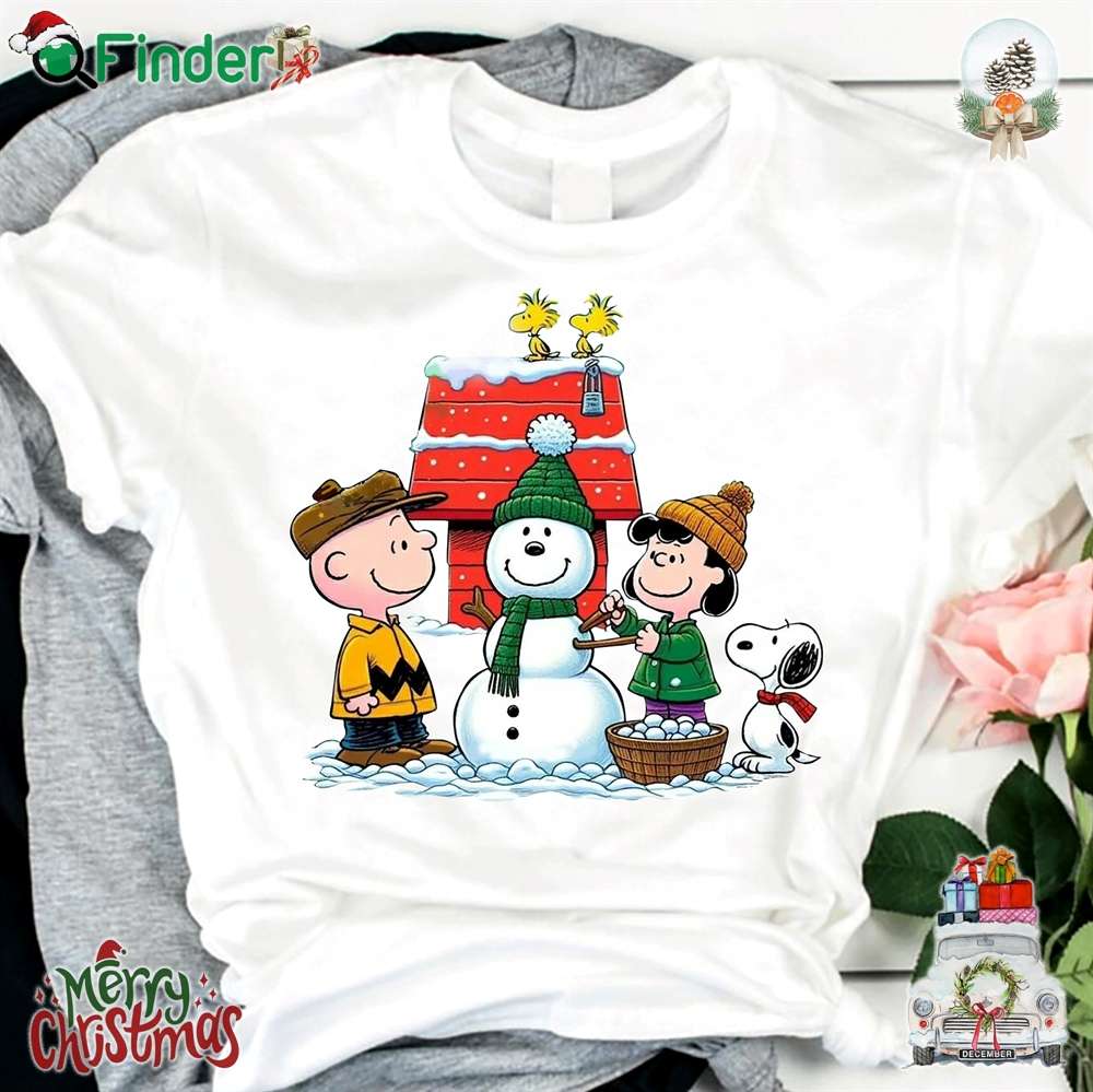 Snoopy Charlie Brown Love Winter T shirt Snoopy Charlie Brown Love Winter T-shirt