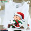 Snoopy Charlie Brown Wood Peanuts Christmas Sweatshirt T-shirt For Lovers