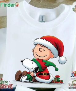 Snoopy Charlie Brown Wood Peanuts Christmas Sweatshirt T-shirt For Lovers