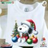 Snoopy Christmas And Woodstock Unisex Xmas T-shirt