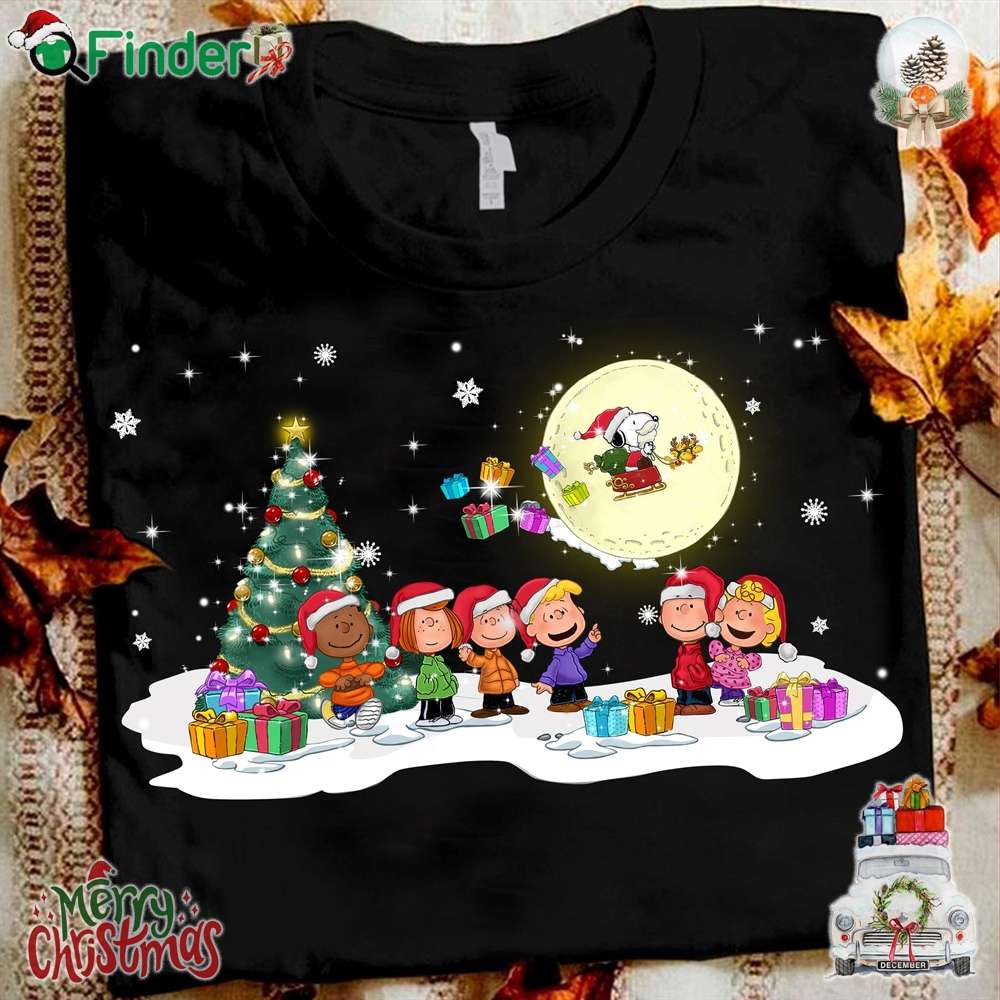 Snoopy Christmas And Friends unisex T shirt Snoopy Christmas And Friends-unisex T-shirt