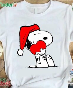 Snoopy Charlie Brown Wood Peanuts Christmas T-shirt