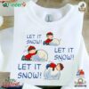 Snoopy Christmas Let It Snow Unisex T-shirt