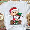 Snoopy Charlie Brown Wood Peanuts Christmas Funny T-shirt
