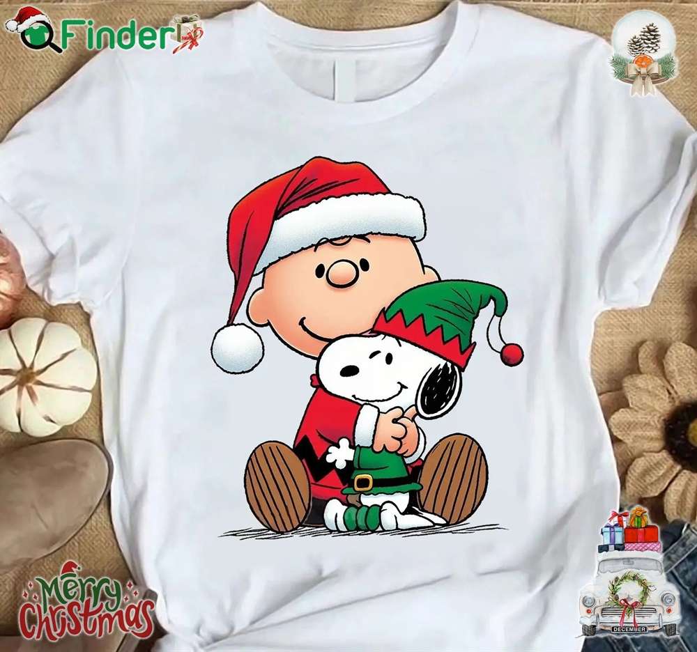Snoopy Charlie Brown Wood Peanuts Christmas Funny T shirt Snoopy Charlie Brown Wood Peanuts Christmas Funny T-shirt