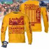 Iowa State Cyclones Big 12 Champions 2024 Hoodie T-shirt Yellow Design