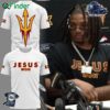Arizona State Sun Devils Jesus Won Full White 2024 Hoodie T-shirt