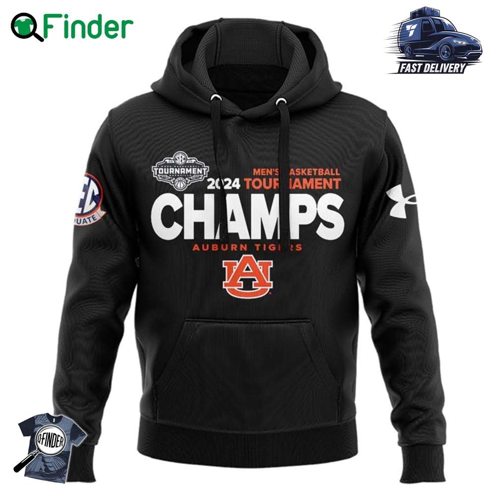 Auburn Tigers Sec Champs Mens Basketball 2024 Hoodie T shirt Auburn Tigers Sec Champs Mens Basketball 2024 Hoodie T-shirt