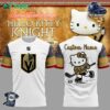 Vegas Golden Knights 2024 Hello Kitty Love Hoodie T-shirt