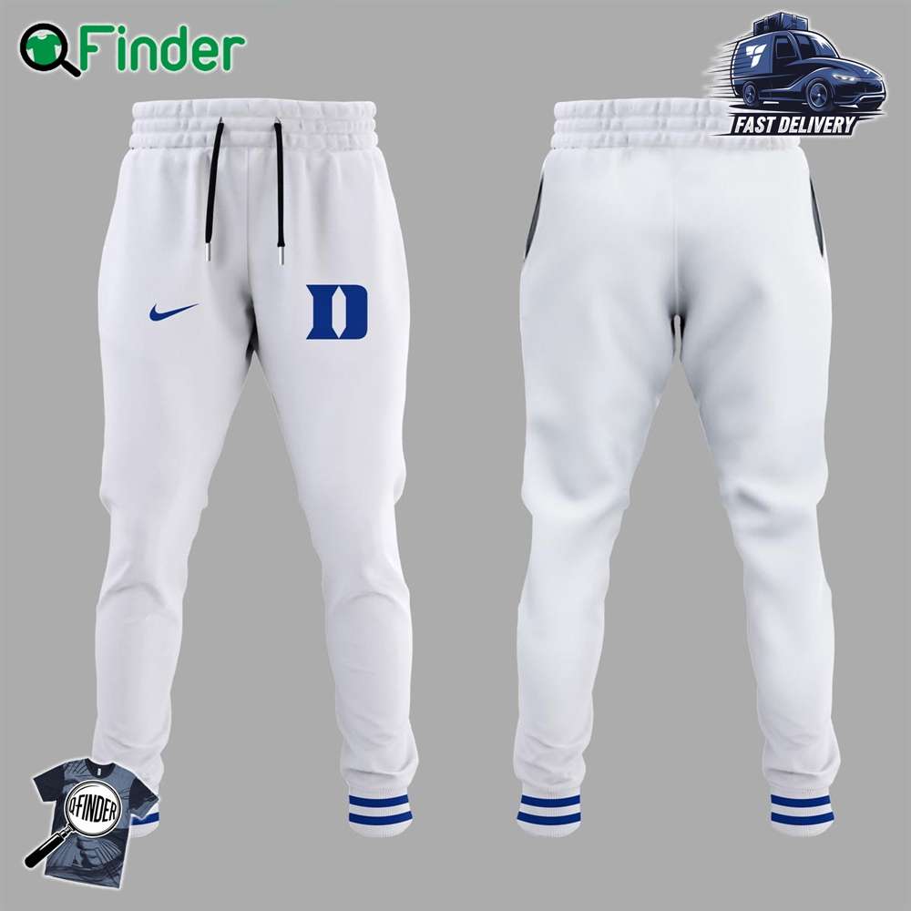 Duke Blue Devils Mens Basketball 2024 Ready For Game Hoodie Long Pants Duke Blue Devils Mens Basketball 2024 Ready For Game Hoodie Long Pants