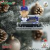 Freddie Freeman Los Angeles Dodgers Express Train Xmas Ormament