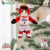 Benny The Bull Chicago Bulls Small Plush Mascot Ornament