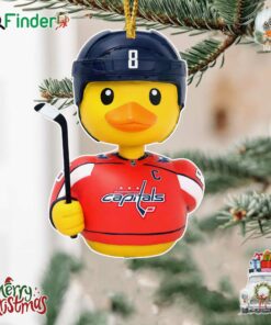 Alex Ovechkin Washington Capitals Player Bobble Duck Mini Xmas Ornament