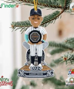 Aaron Judge New York Yankees 2024 Al Mvp Award Xmas Ornament