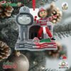 Brutus Buckeye Ohio State Buckeyes Then And Now Mascot Xmas Ornament