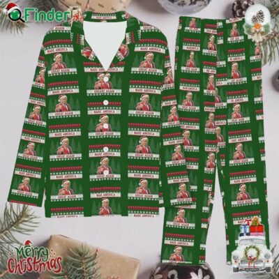 Make America Great Again Pajamas Trump Xmas Holiday Pajamas