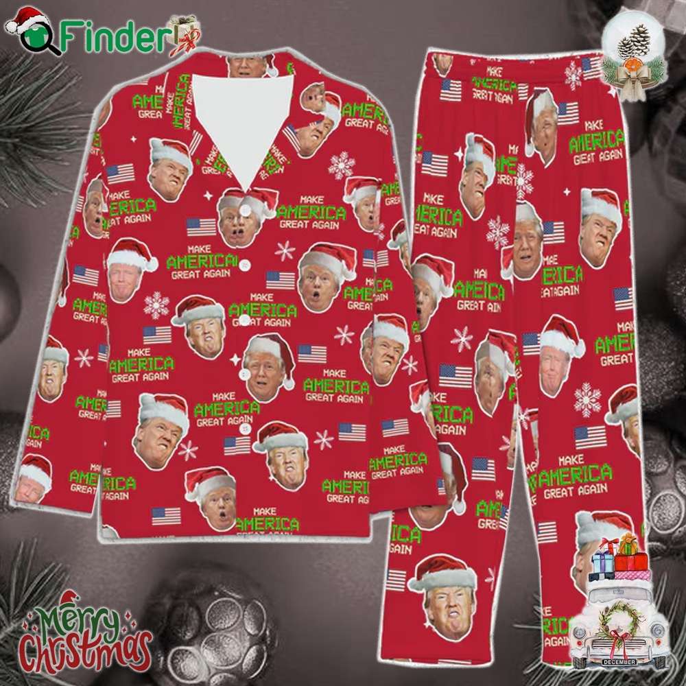 Make America Great Again Trump Face Pajamas Make America Great Again Trump Face Pajamas