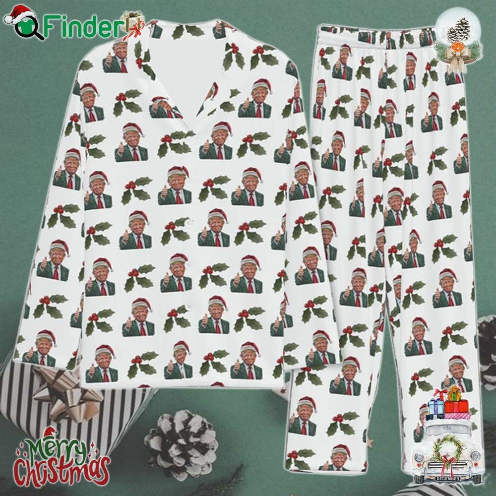 Trump Christmas Pajamas Trump Xmas Holiday Pajamas Trump Christmas Pajamas Trump Xmas Holiday Pajamas