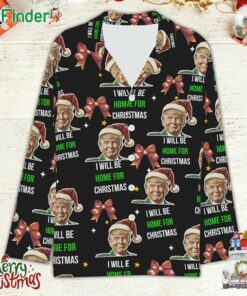Trump Won 2024 Pajamas I'll Be Home For Christmas Pajamas