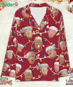 Funny Trump Face Xmas Pajamas