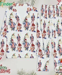 Trump Xmas Holiday Pajamas President Trump Santa Pajamas