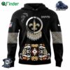 Mens Nike New Orleans Saints 2024 Native American Heritage Month Premium Limited Pullover Hoodie